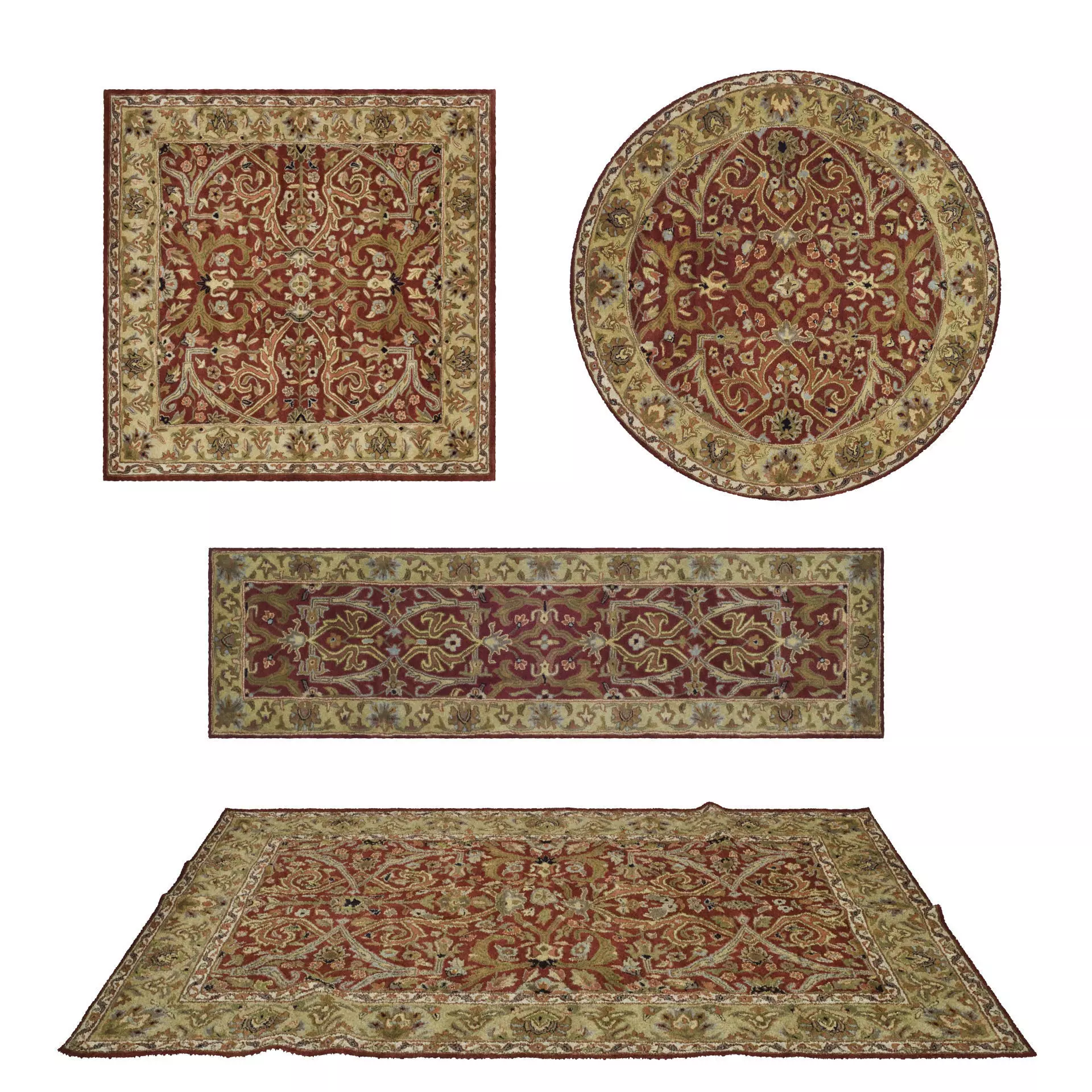 Rugs No 920 Low-poly 3D model_0