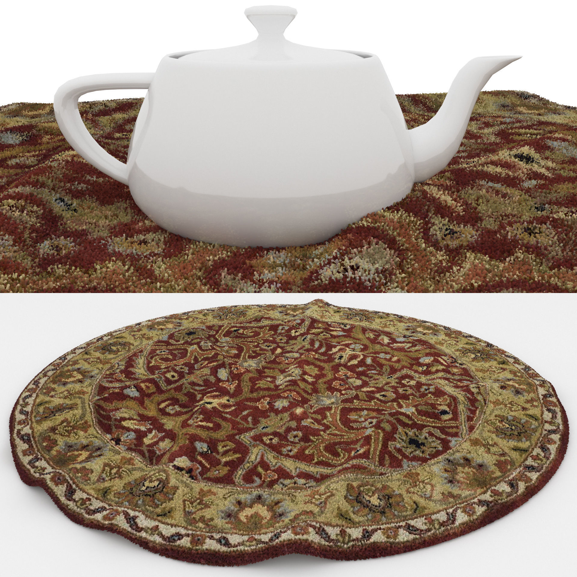 Rugs No 920 Low-poly 3D model_1