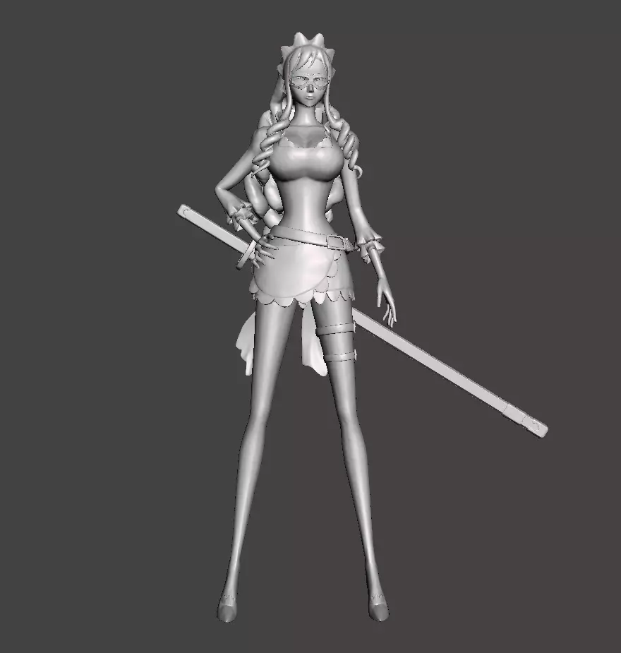 Baby 5 One piece 3D Model 3D print model_0