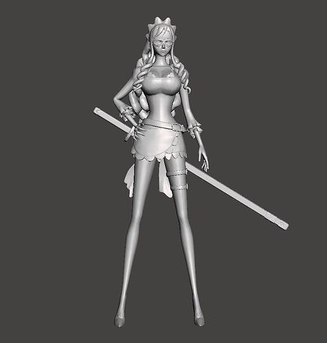 Baby 5 One piece 3D Model 3D print model