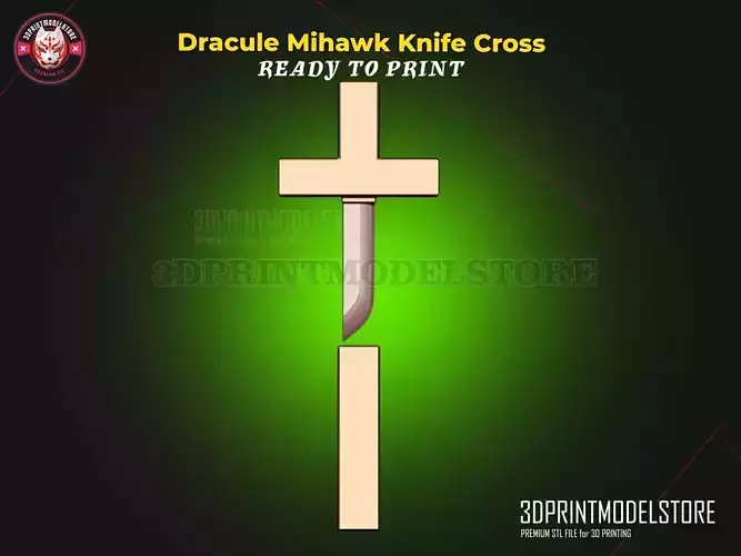 Dracule Mihawk Weapon - One Piece Live Action - Kogatana Knife 3D print model