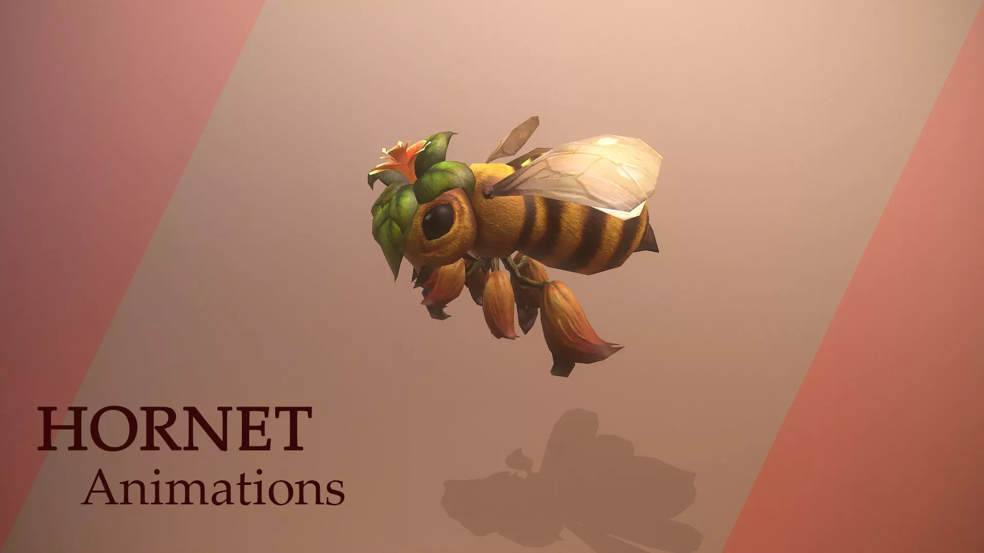 Hornet Low-poly 3D model_0