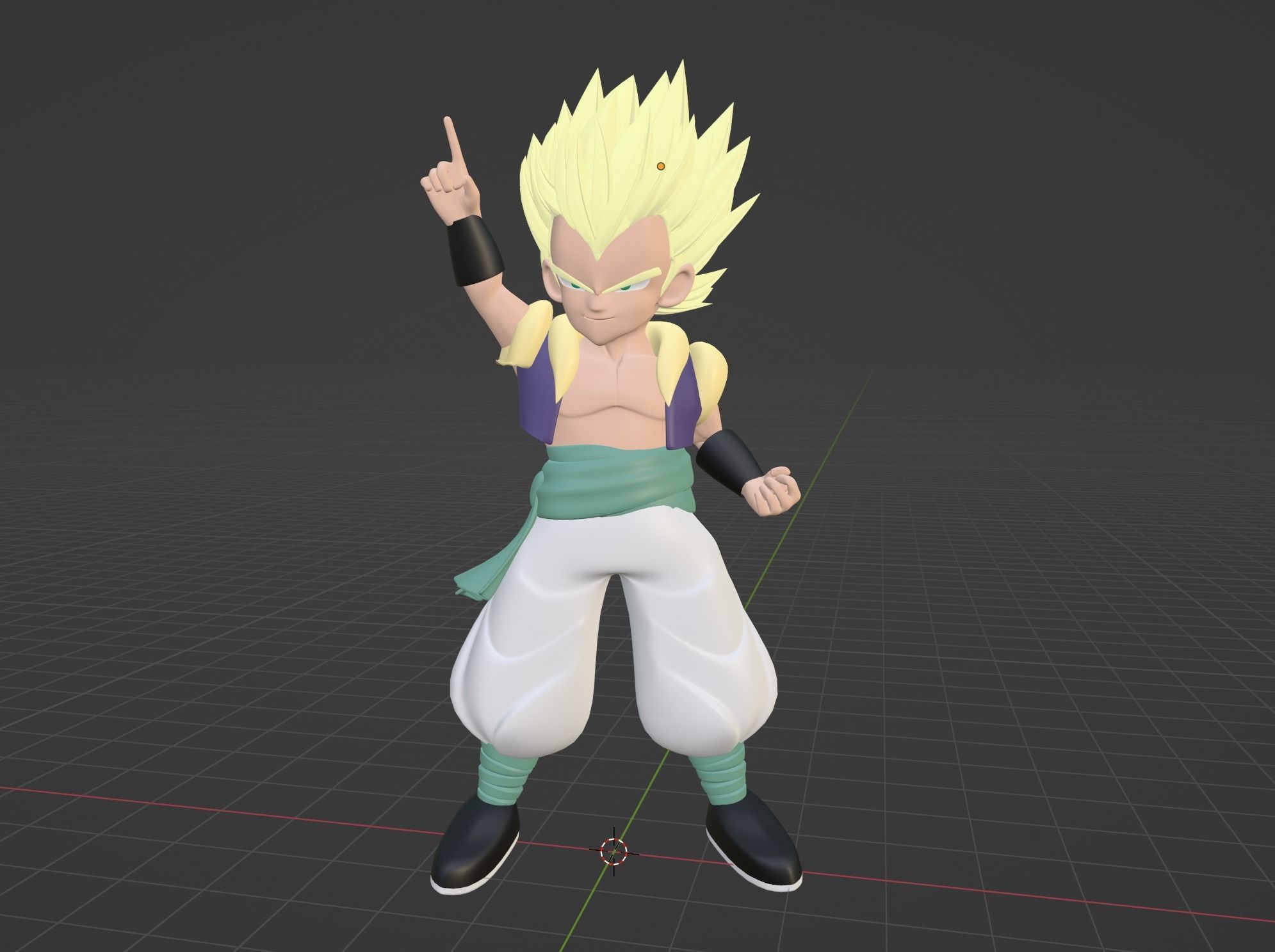 Gotenks - Dragonball Z 3D model_5