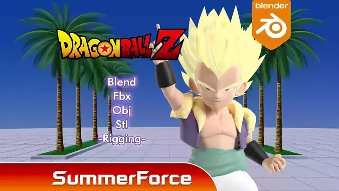 Gotenks - Dragonball Z 3D model