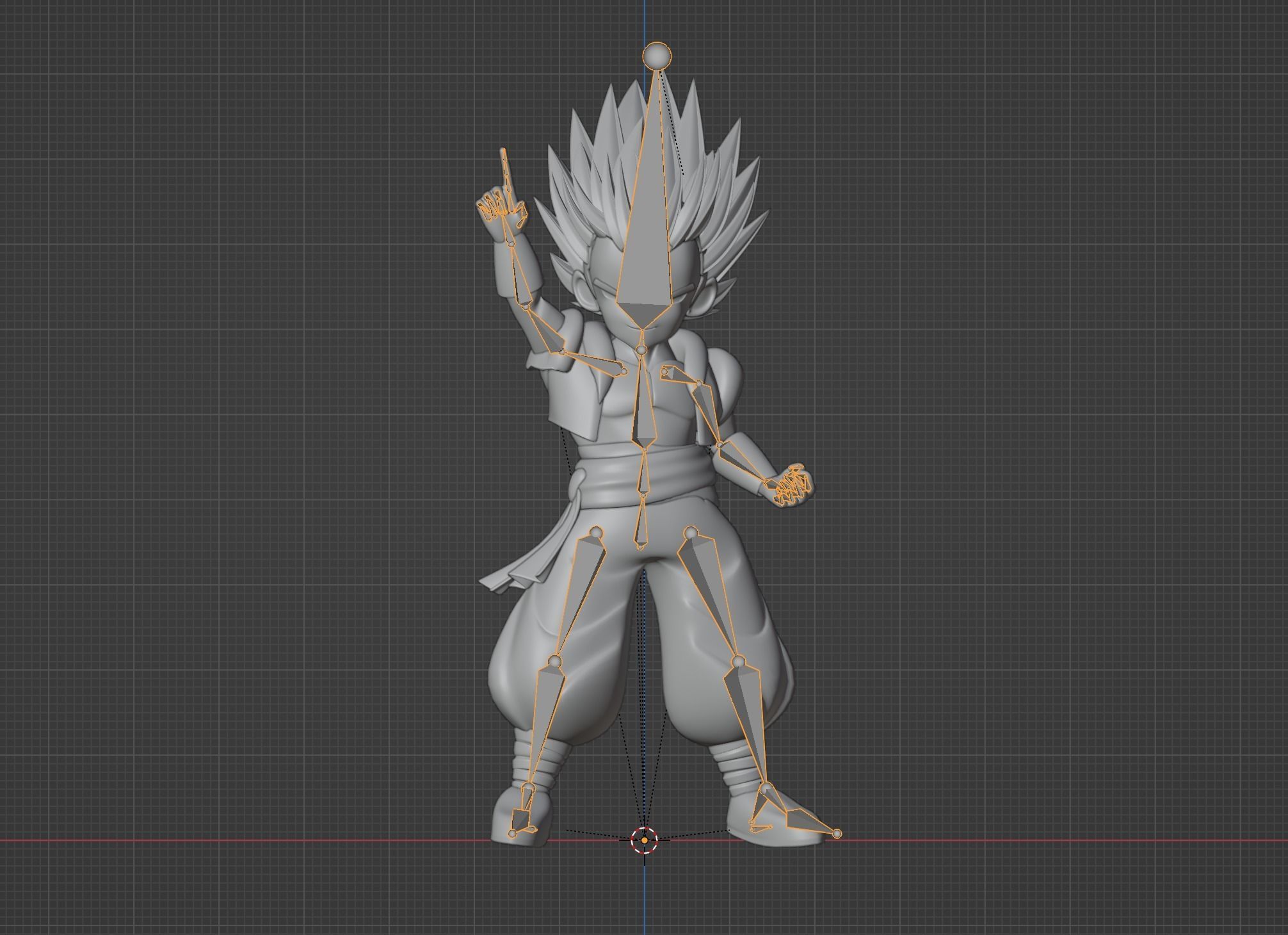 Gotenks - Dragonball Z 3D model_14