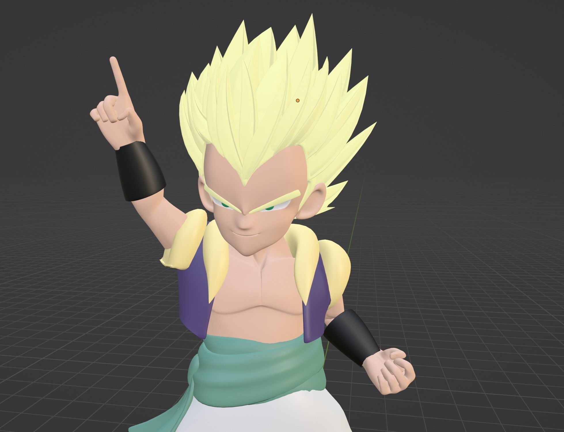 Gotenks - Dragonball Z 3D model_8