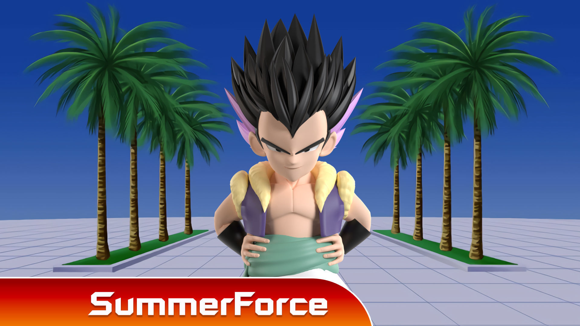 Gotenks - Dragonball Z 3D model_3