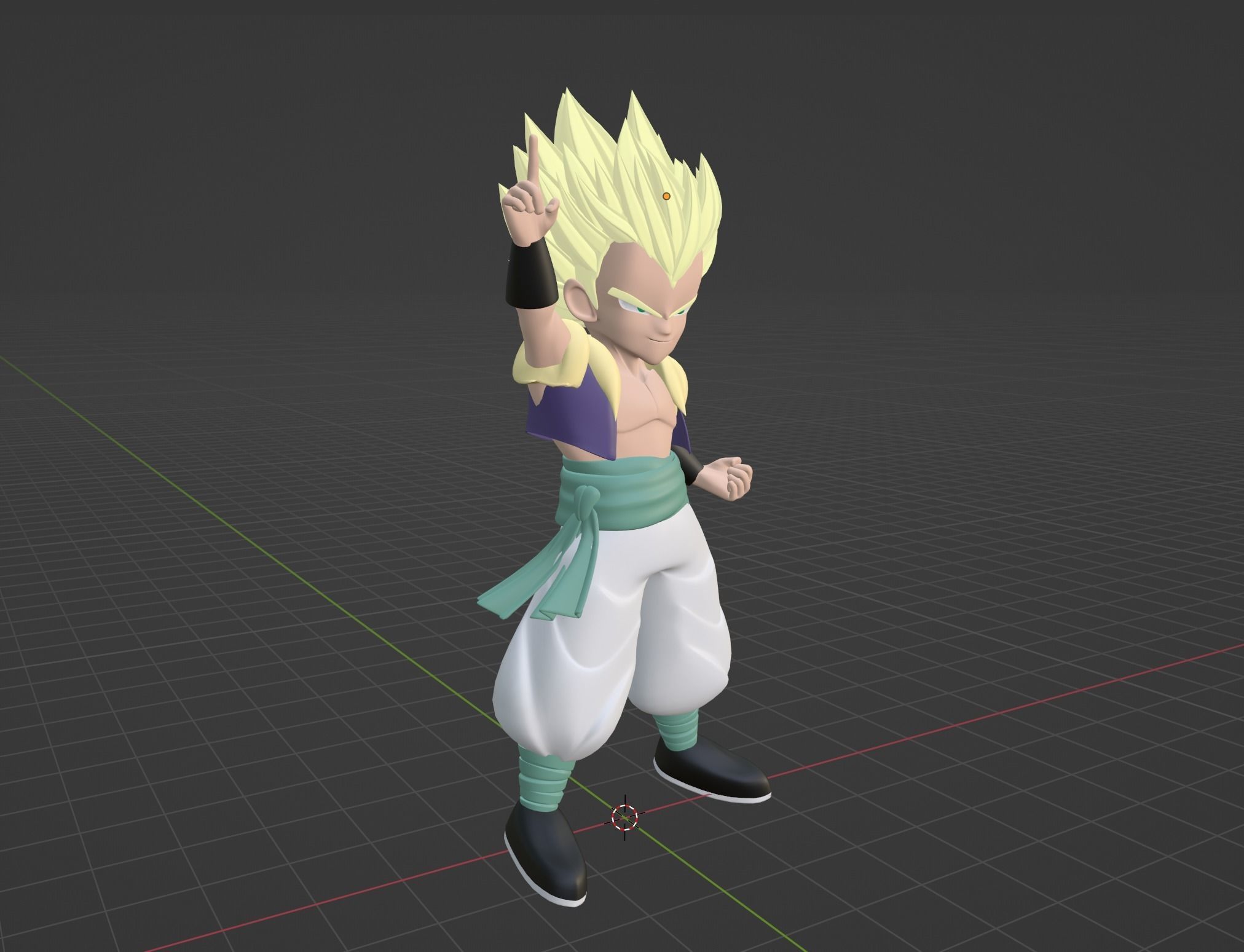 Gotenks - Dragonball Z 3D model_6