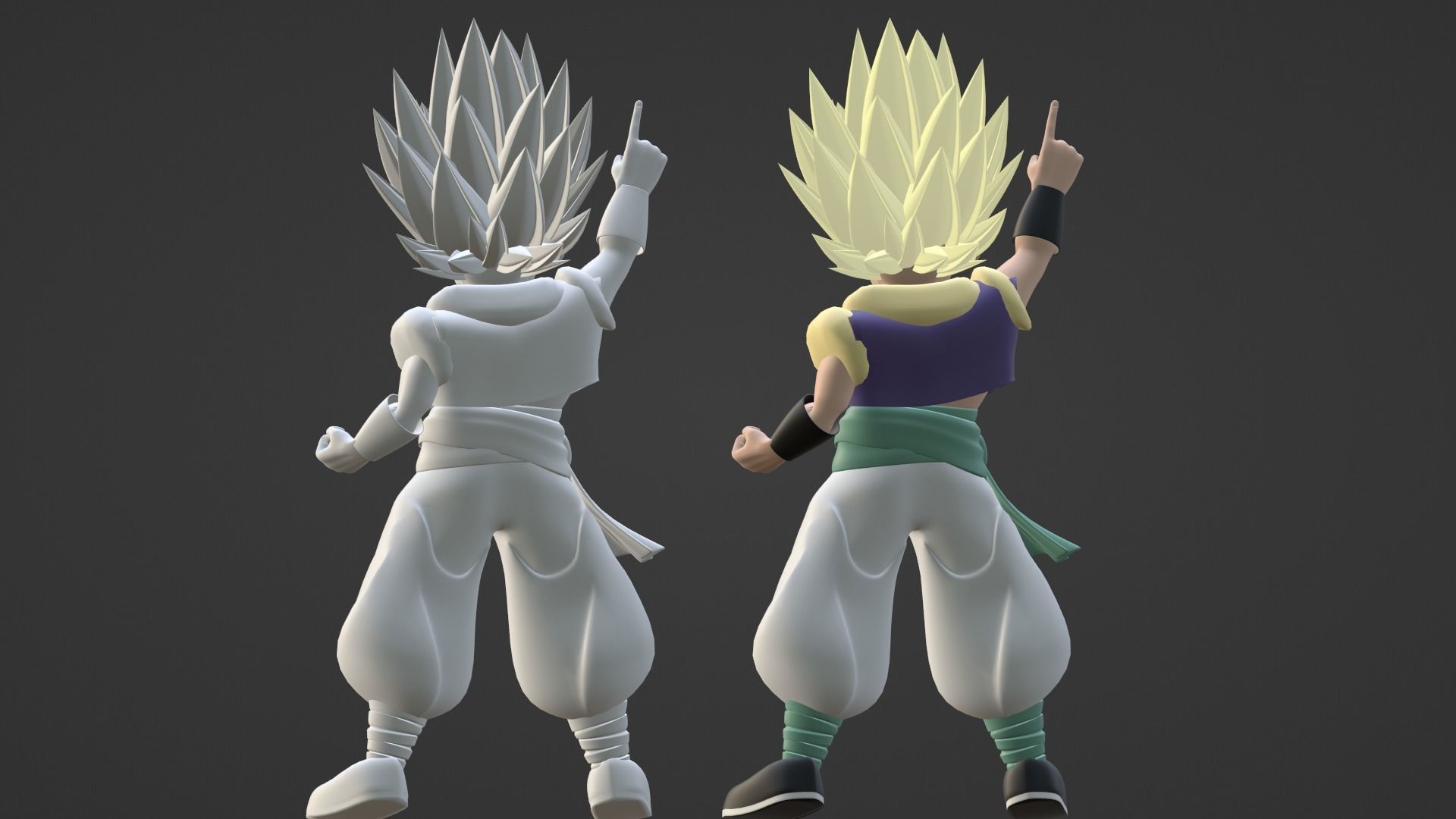 Gotenks - Dragonball Z 3D model_17