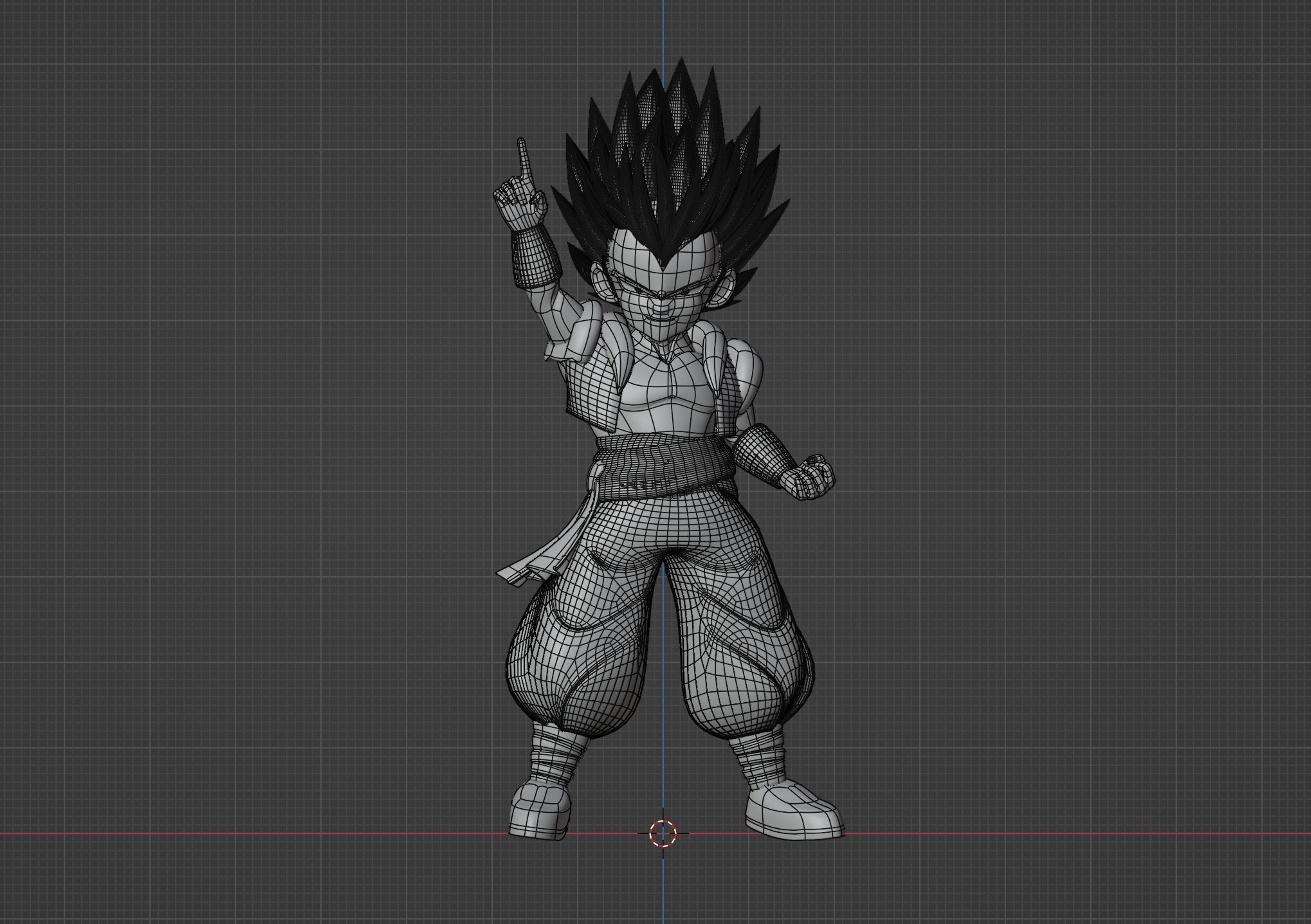 Gotenks - Dragonball Z 3D model_10