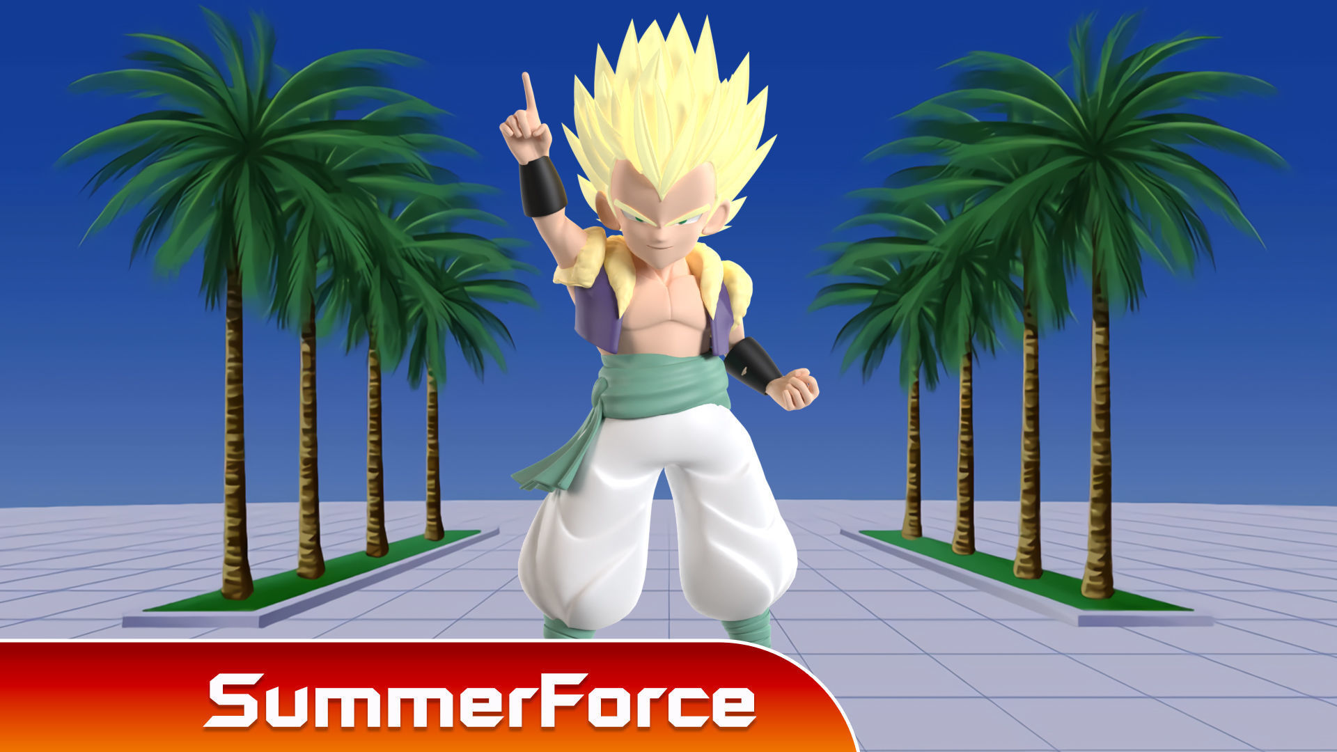 Gotenks - Dragonball Z 3D model_2
