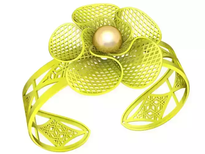 6423 Pearl Flower Bangle