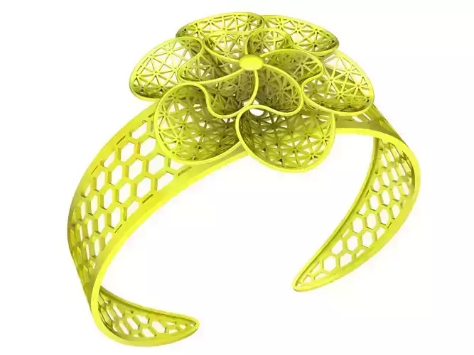 6424 Ultra Vision Flower Bangle