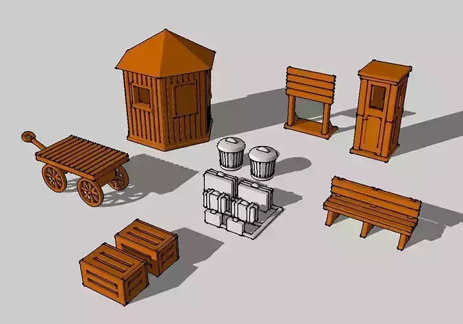 Station Accessories by Outland Models 3D Printable 