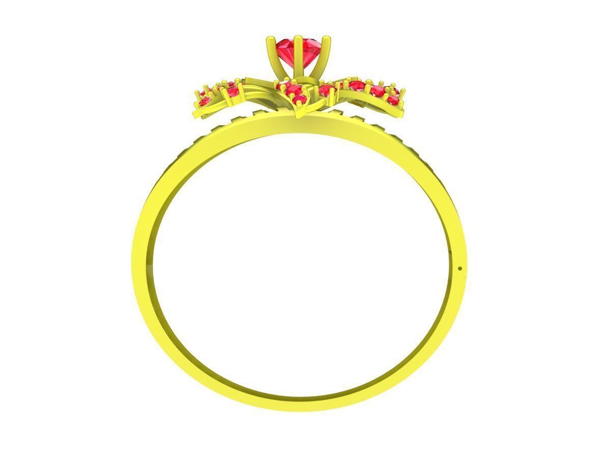 6440 luxury Flower diamond bangle 3D print model_2