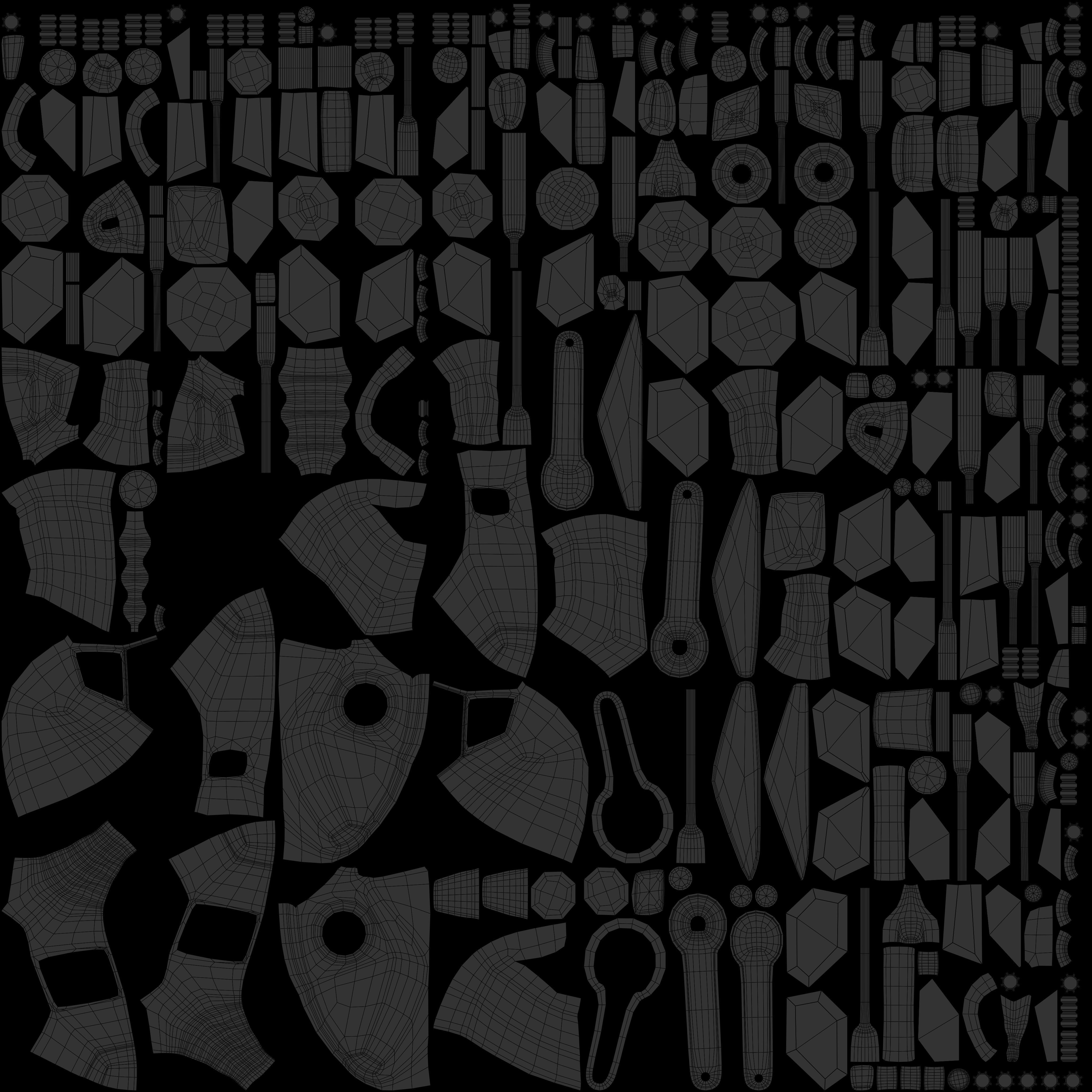 Friendly Robot Low-poly 3D model_4