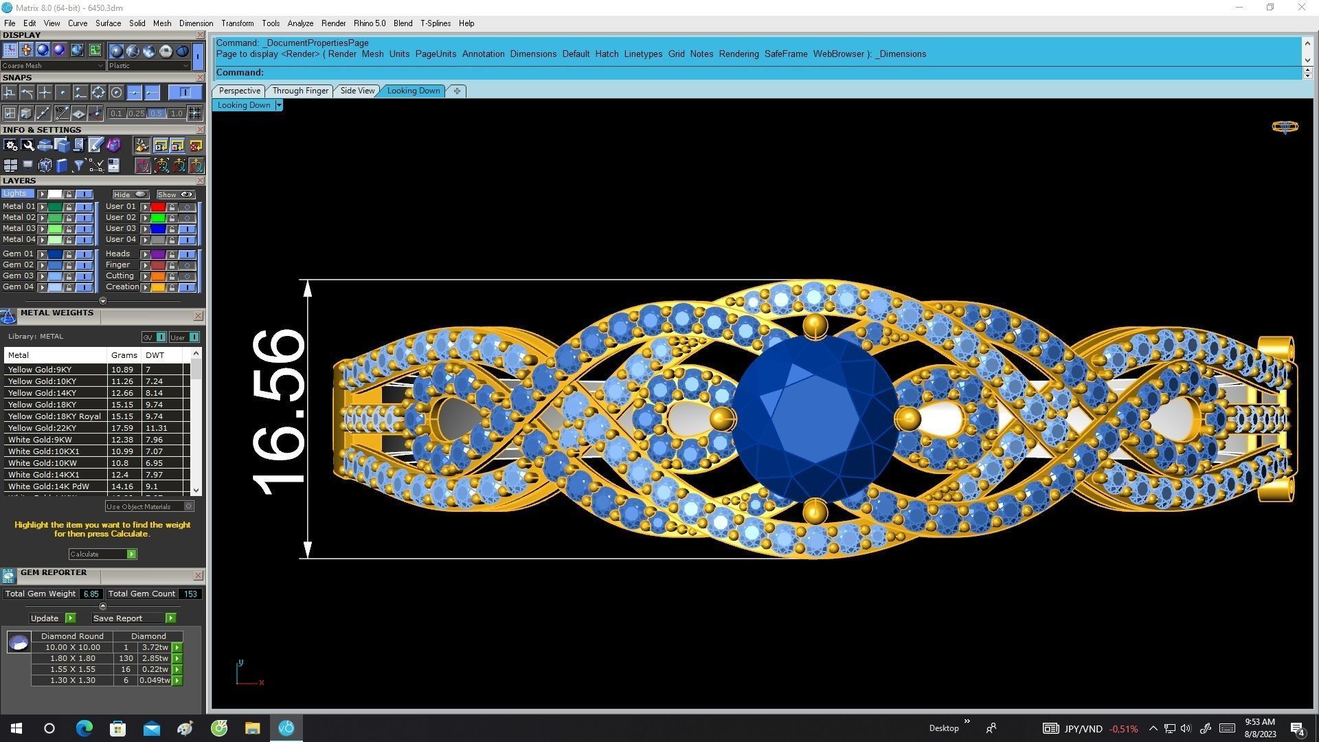 6450 chinese diamond bangle 3D print model_5
