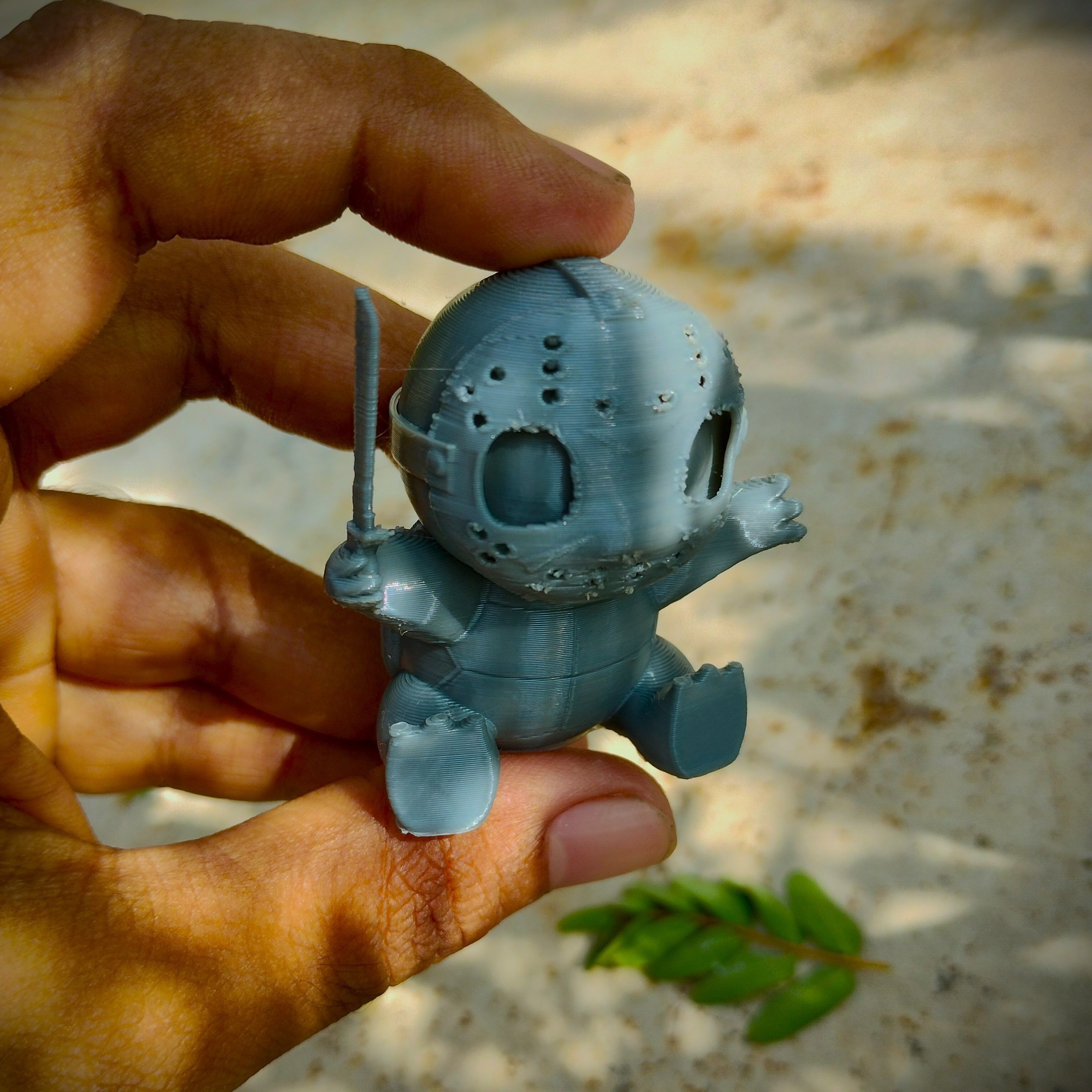 Halloween special Jason Squirtle 3D print model_2