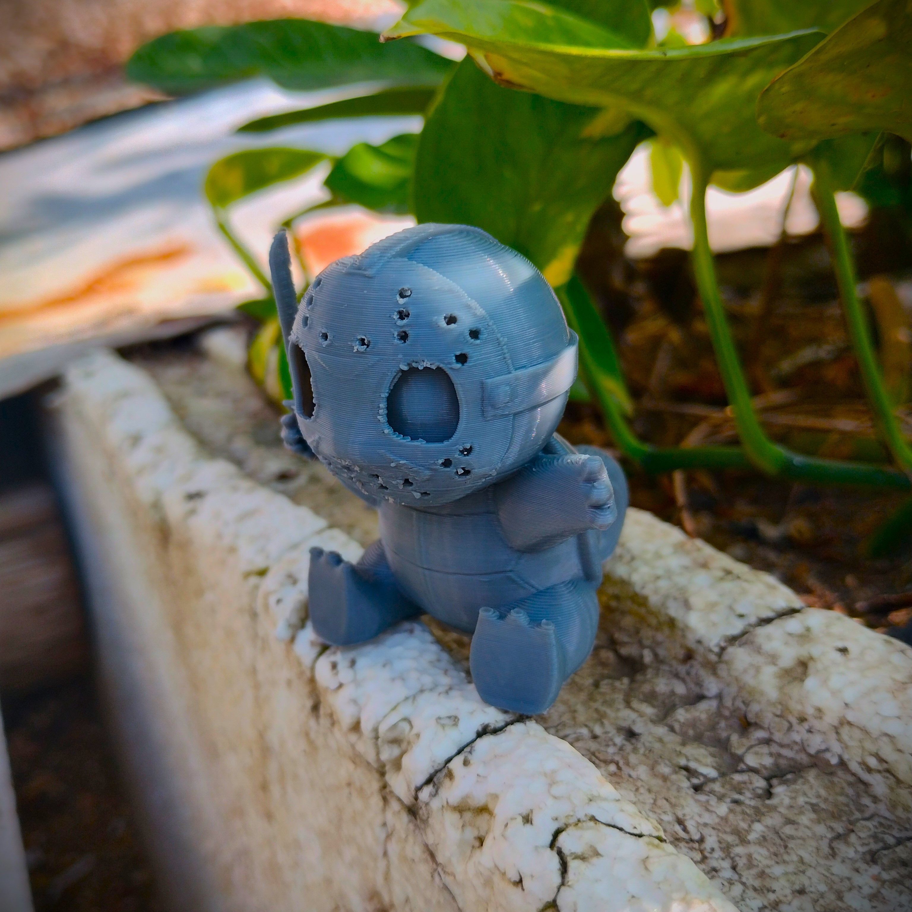 Halloween special Jason Squirtle 3D print model_1