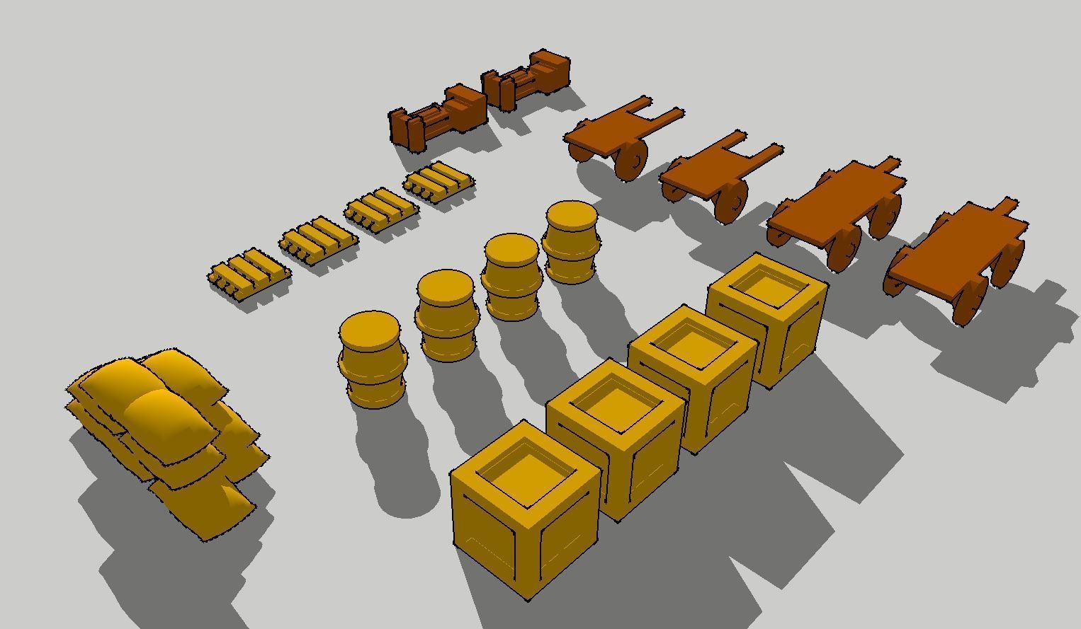 Logistics Accessories by Outland Models 3D Printable 3D print model_2