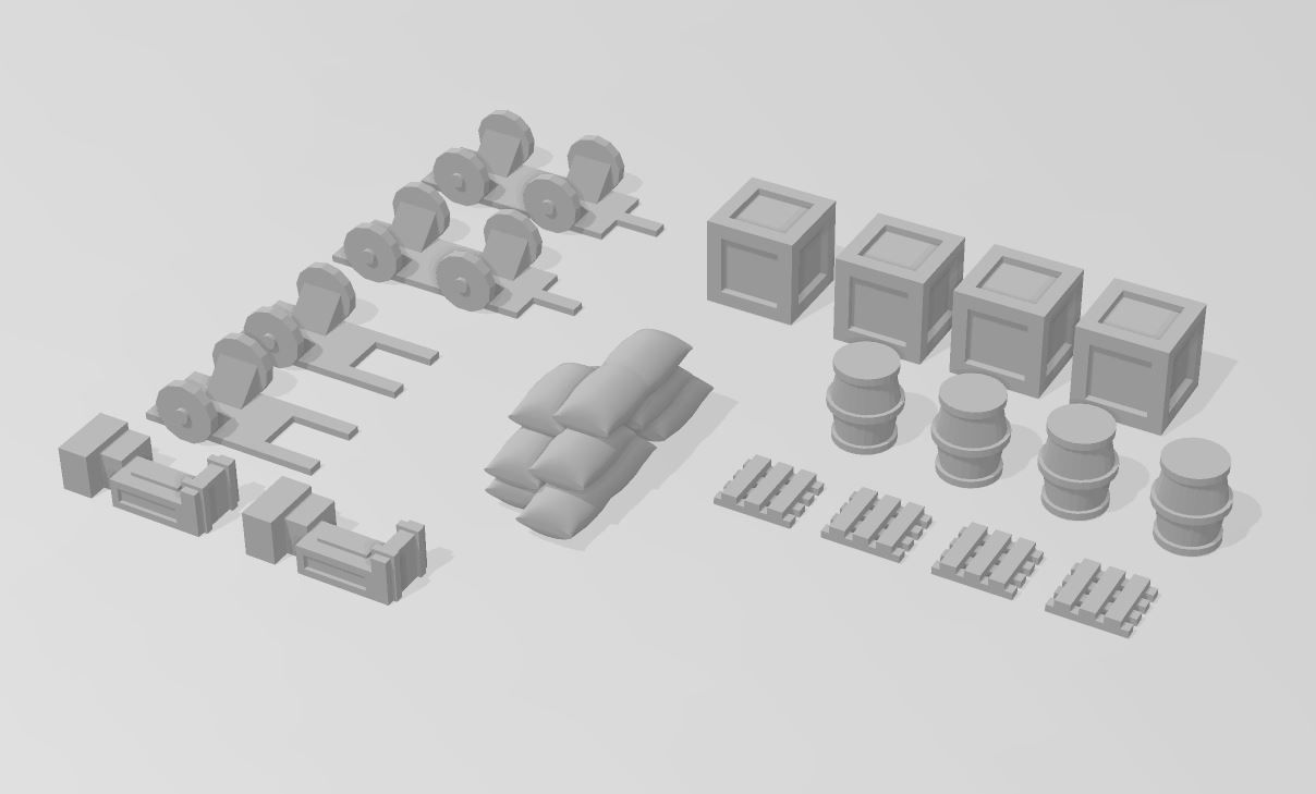 Logistics Accessories by Outland Models 3D Printable 3D print model_4
