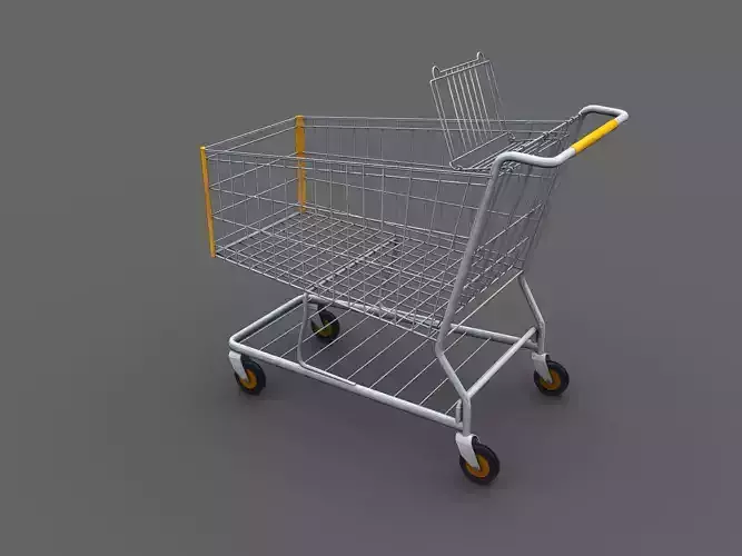 Shoping Cart Lowpoly