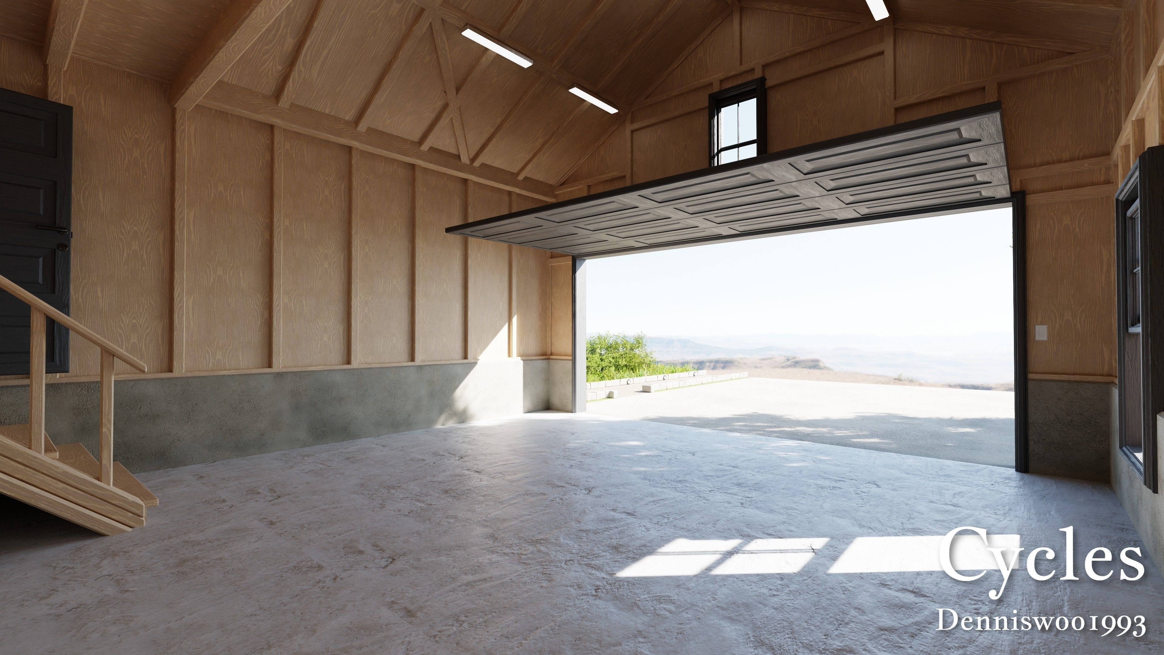 SHC Modular Classic Style American House 10 Low-poly 3D model_10