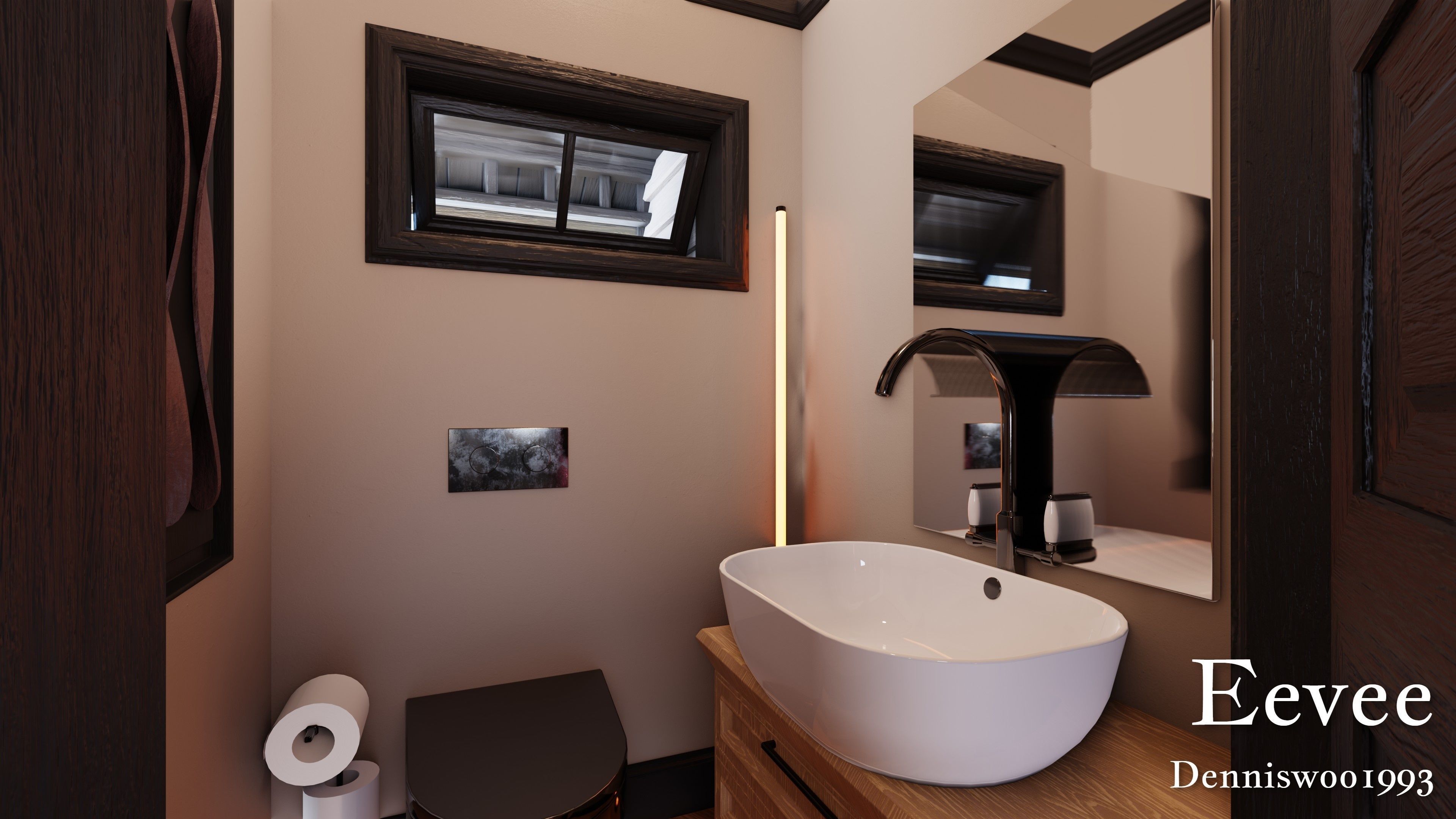 SHC Modular Classic Style American House 10 Low-poly 3D model_32