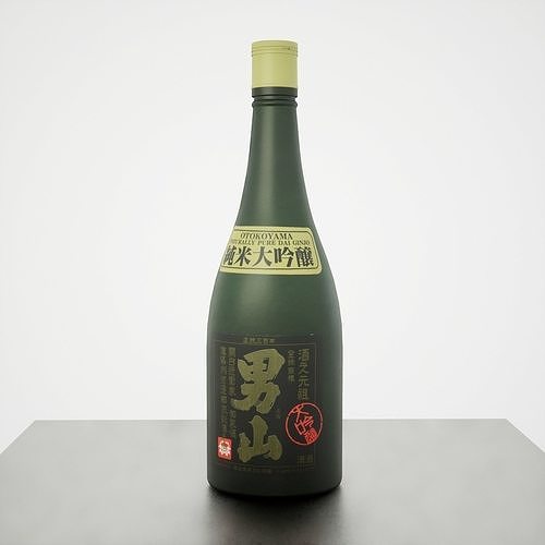 Game-ready Sake Bottle Low-poly 3D model