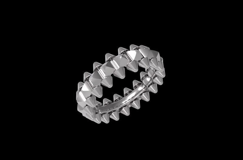 Clash  Ring 18 5 mm 3D print model_4