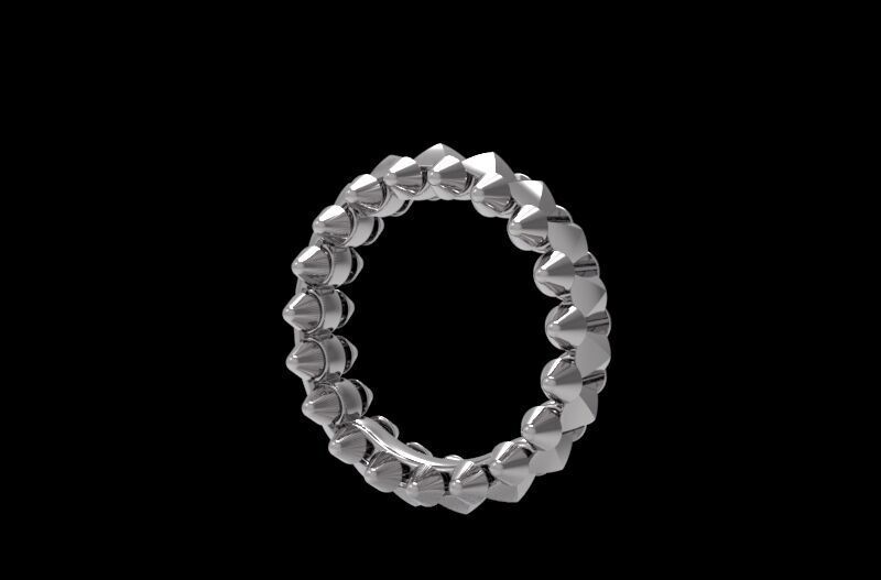 Clash  Ring 18 5 mm 3D print model_8