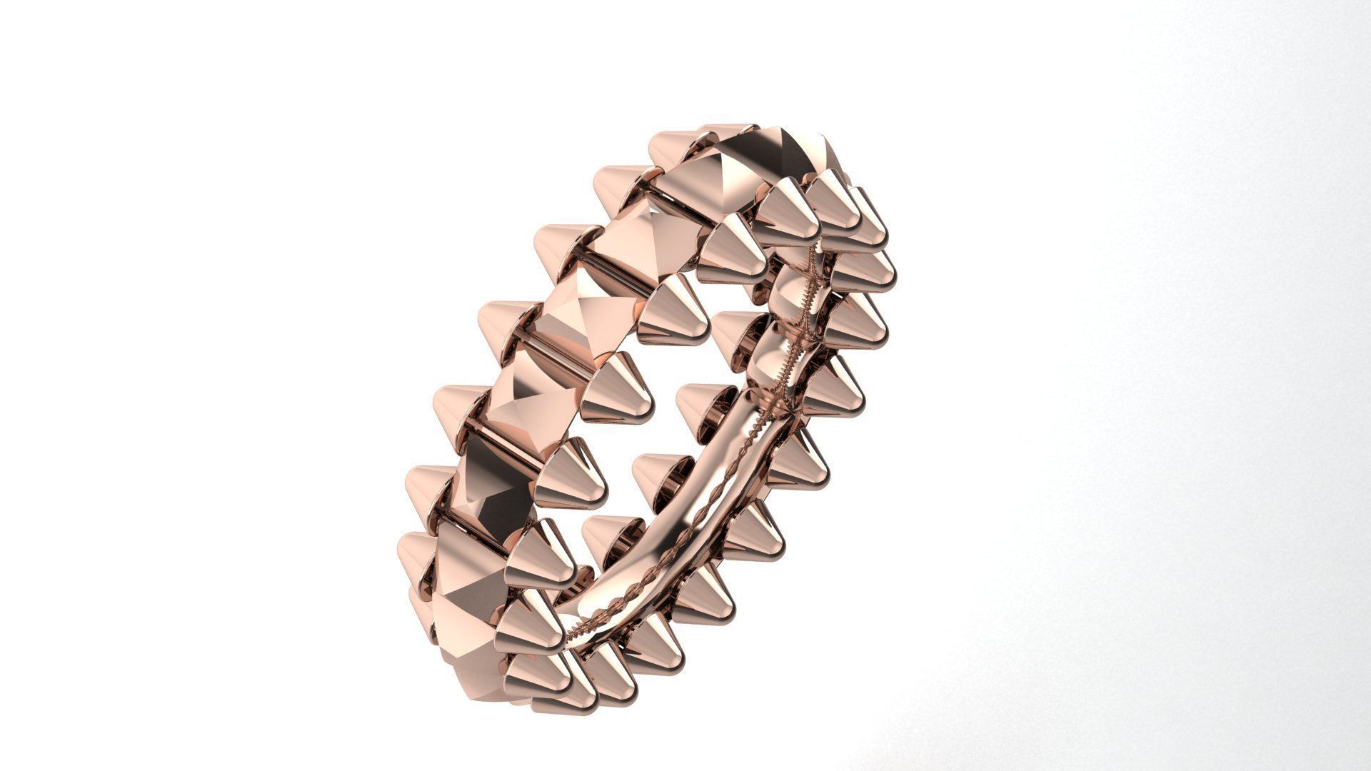 Clash  Ring 18 5 mm 3D print model_12