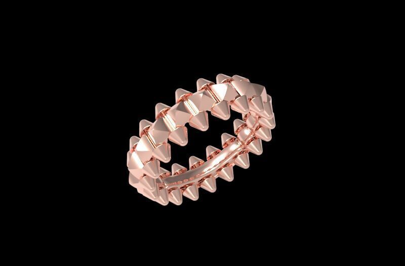 Clash  Ring 18 5 mm 3D print model_2