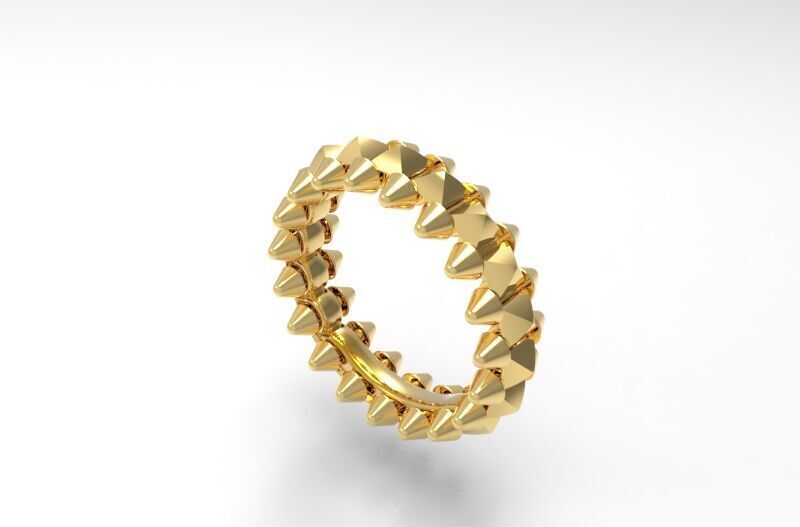 Clash  Ring 18 5 mm 3D print model_9