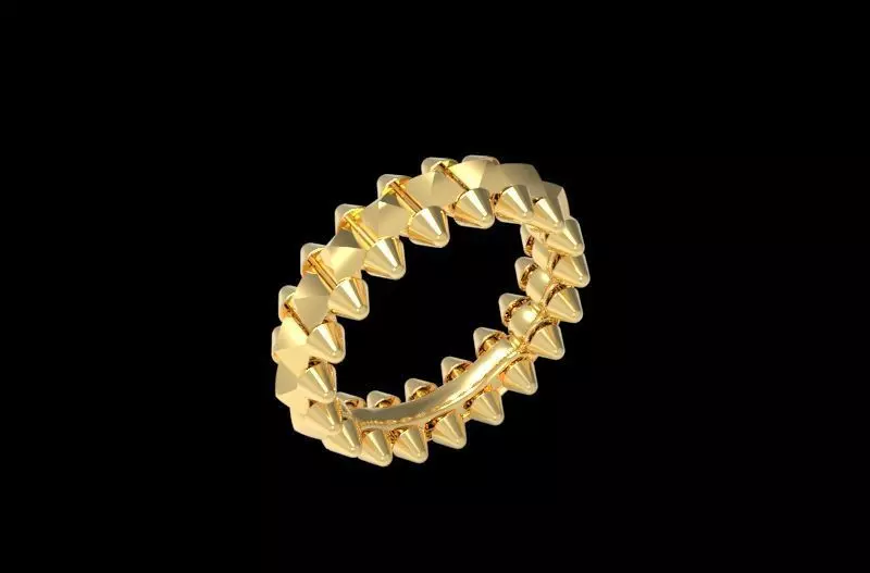 Clash  Ring 18 5 mm 3D print model_0