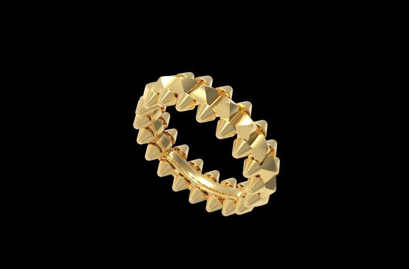 Clash  Ring 18 5 mm 3D print model_1