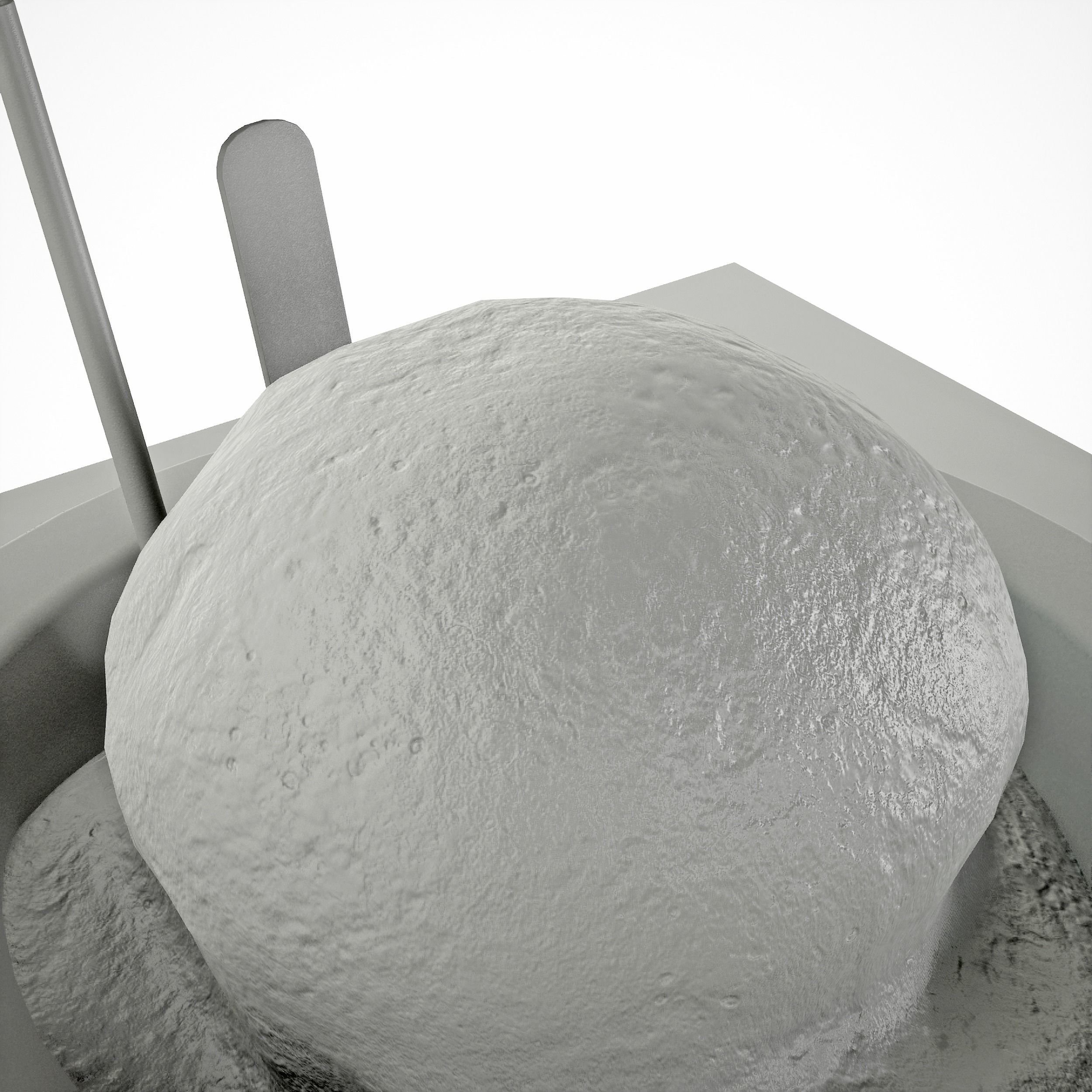 Game-Ready Ice Cream Sorbet Low-poly 3D model_7
