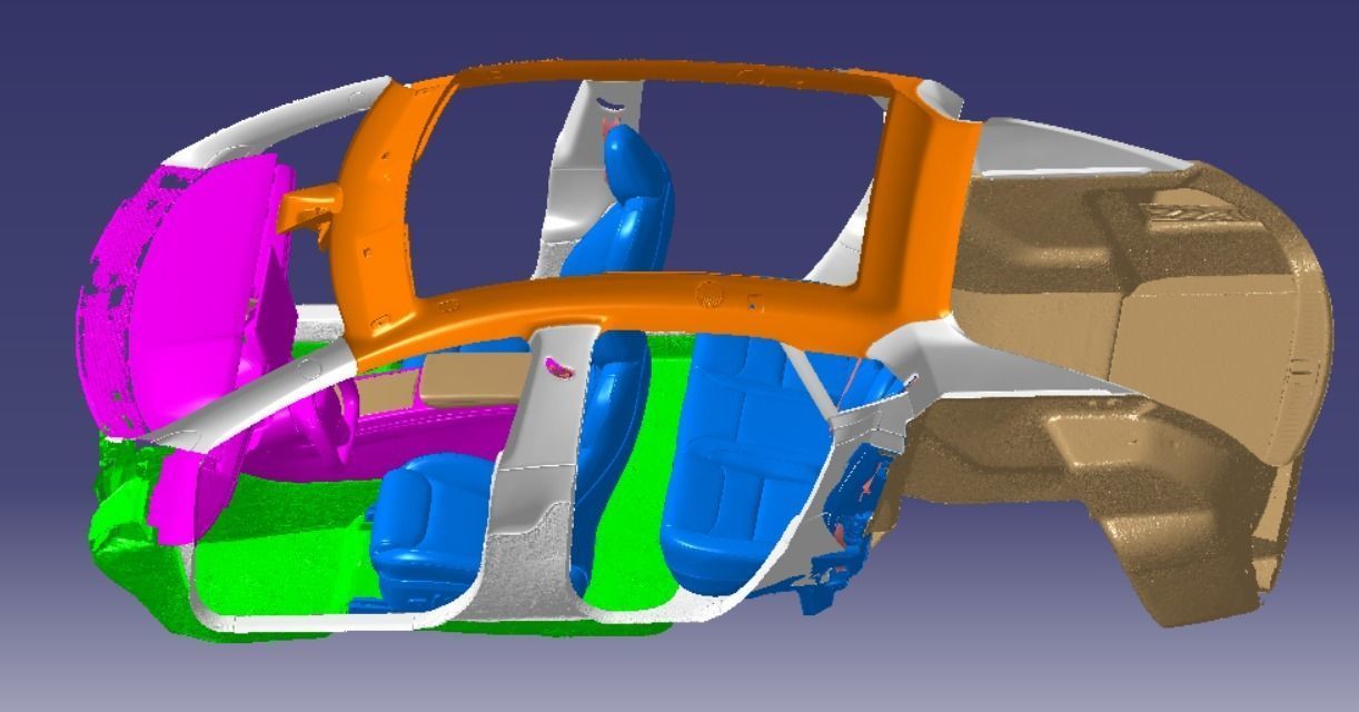 Tesla Model S Plaid 2021 Vehicle 3d scan model 3D model 3D model_14
