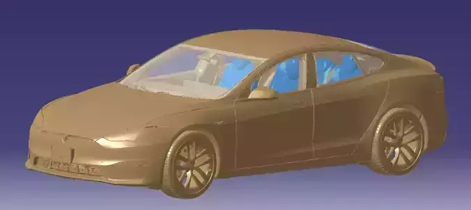 Tesla Model S Plaid 2021 Vehicle 3d scan model 3D model 3D model Tesla Model S Plaid 2021 Vehicle 3d scan model 3D model 3D model