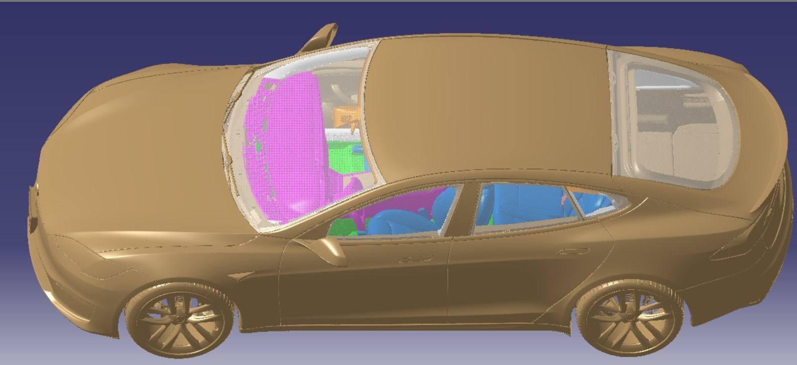 Tesla Model S Plaid 2021 Vehicle 3d scan model 3D model 3D model_1