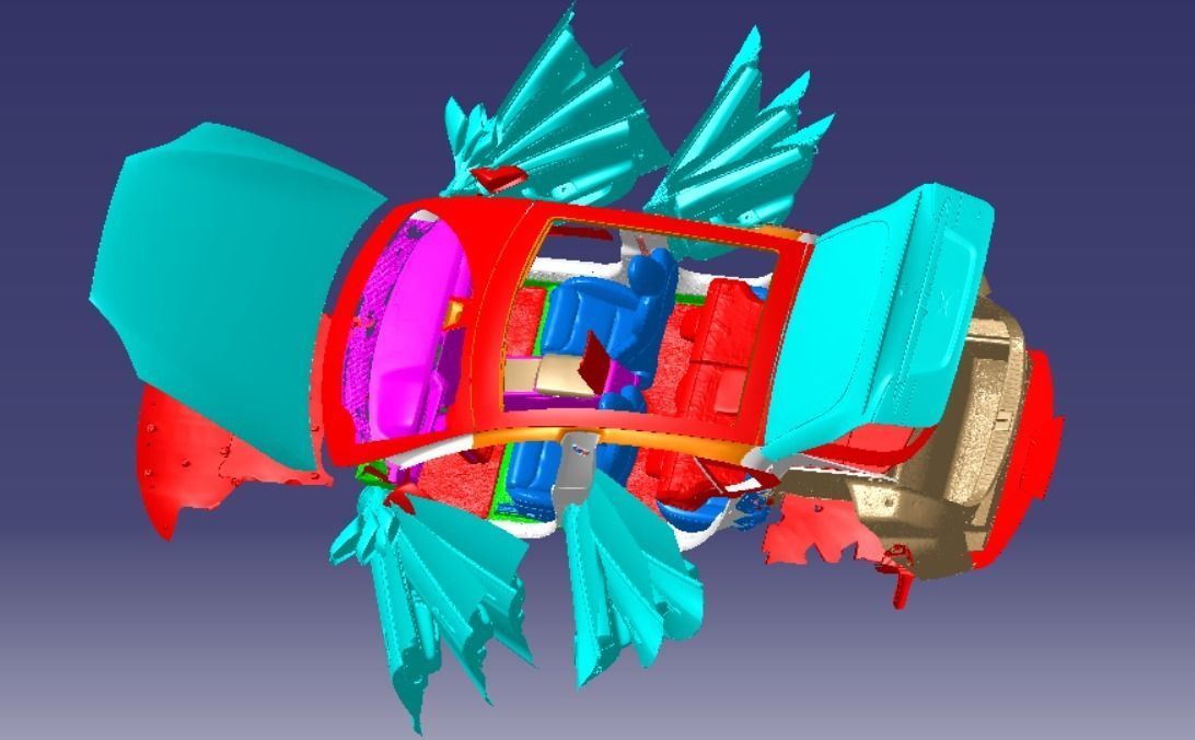 Tesla Model S Plaid 2021 Vehicle 3d scan model 3D model 3D model_7