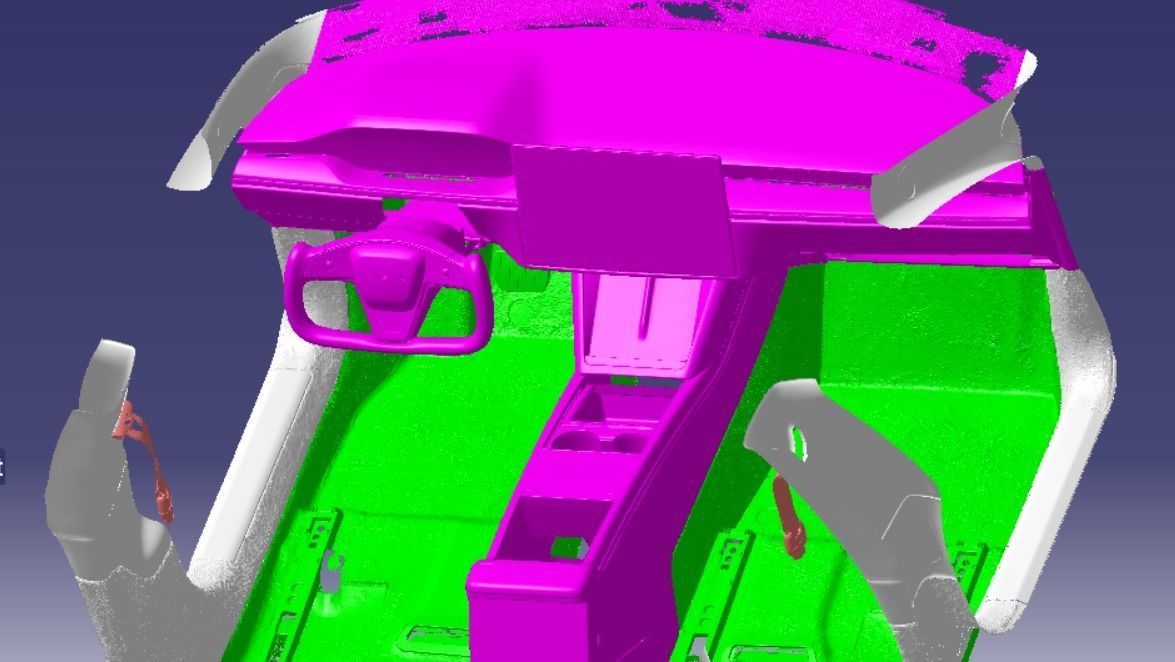 Tesla Model S Plaid 2021 Vehicle 3d scan model 3D model 3D model_12