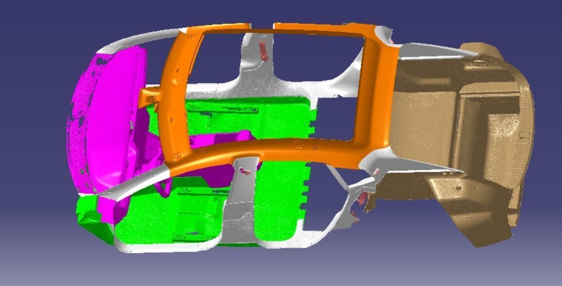 Tesla Model S Plaid 2021 Vehicle 3d scan model 3D model 3D model_13