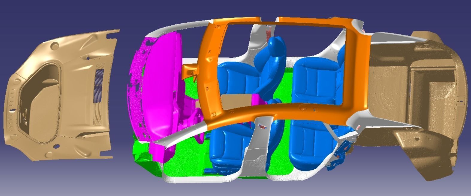 Tesla Model S Plaid 2021 Vehicle 3d scan model 3D model 3D model_15