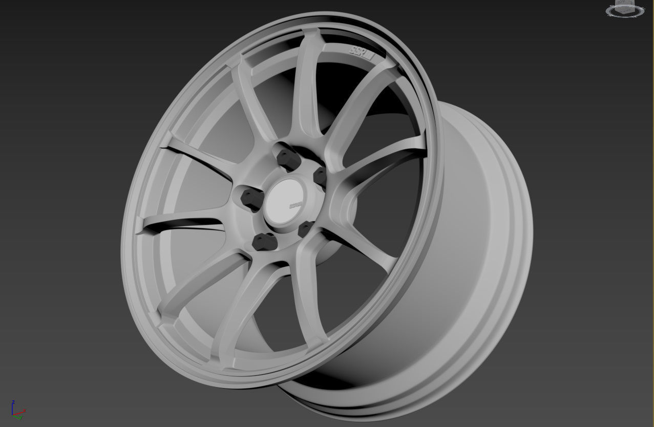 SSR GTV02 Wheel 3D model_21
