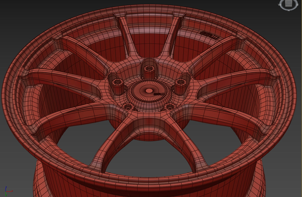 SSR GTV02 Wheel 3D model_27