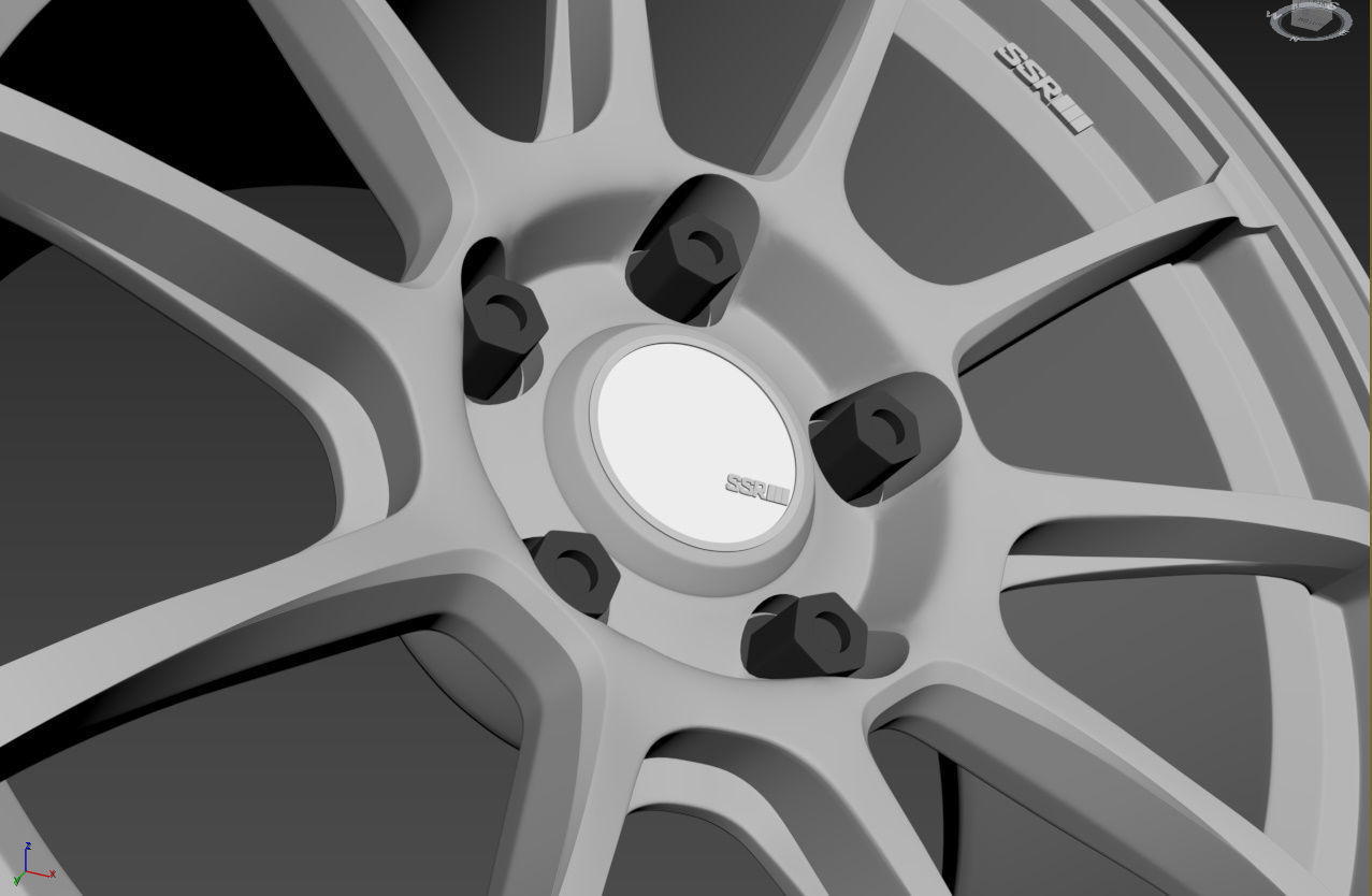 SSR GTV02 Wheel 3D model_29