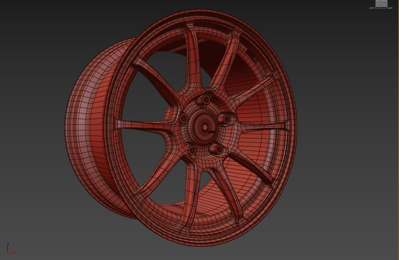 SSR GTV02 Wheel 3D model_11