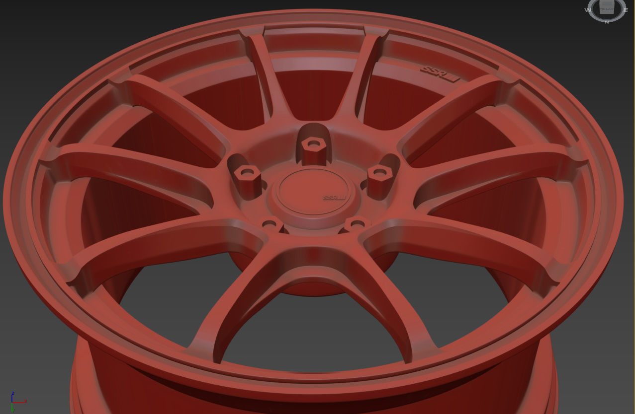 SSR GTV02 Wheel 3D model_28
