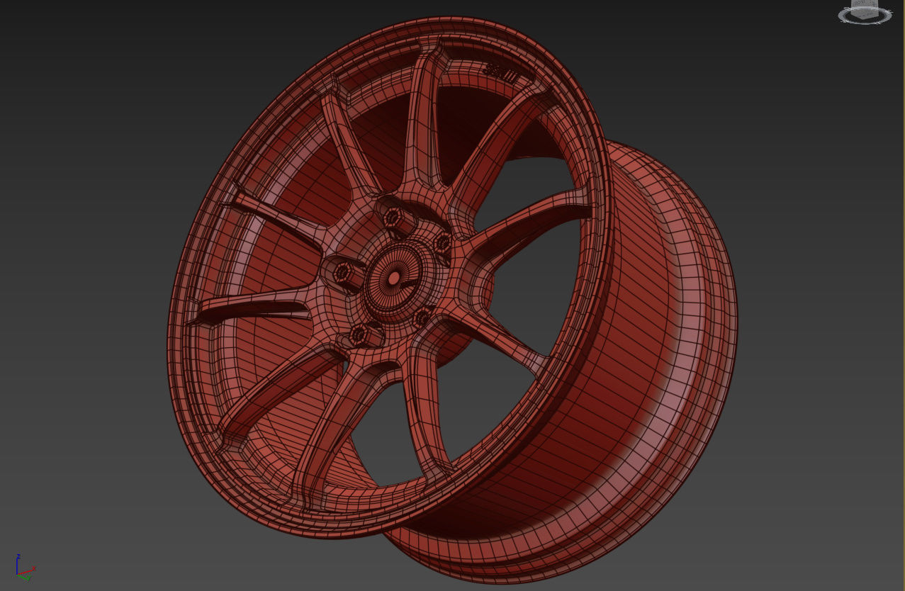 SSR GTV02 Wheel 3D model_23